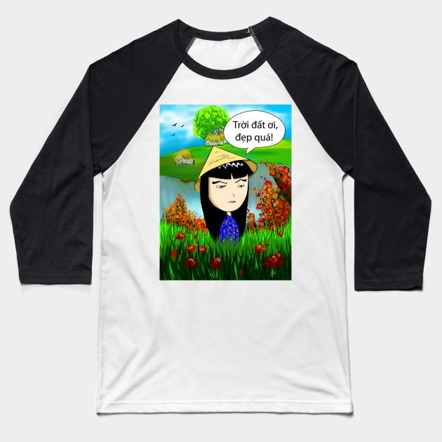 Wendy Duong Baseball T-Shirt by tighttee